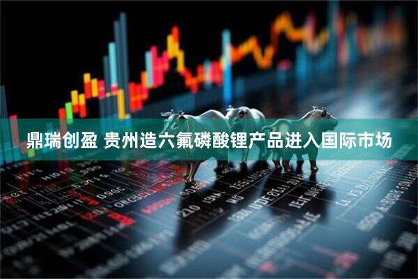 鼎瑞创盈 贵州造六氟磷酸锂产品进入国际市场